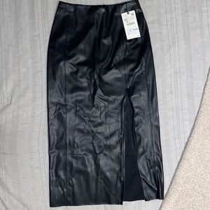 Never been worn leather skirt